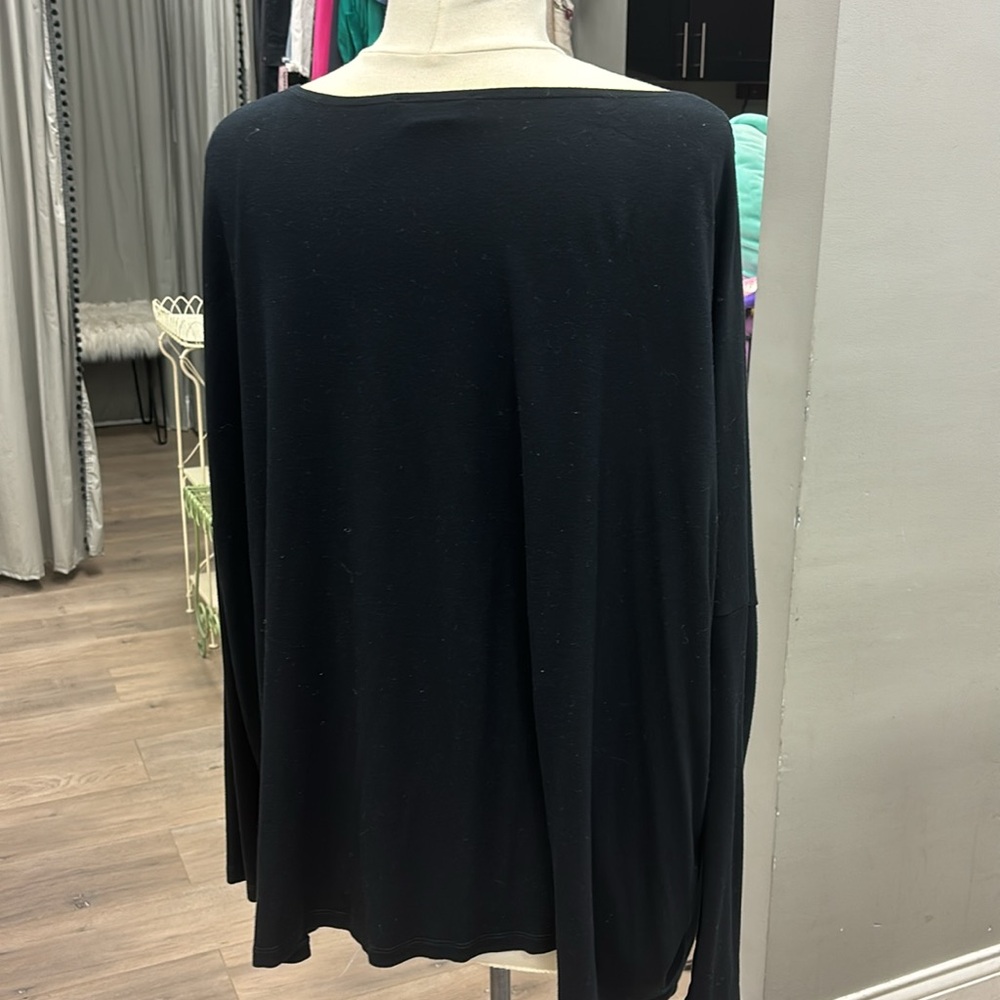 Hatch Basic Black Long Sleeve Top - image 3
